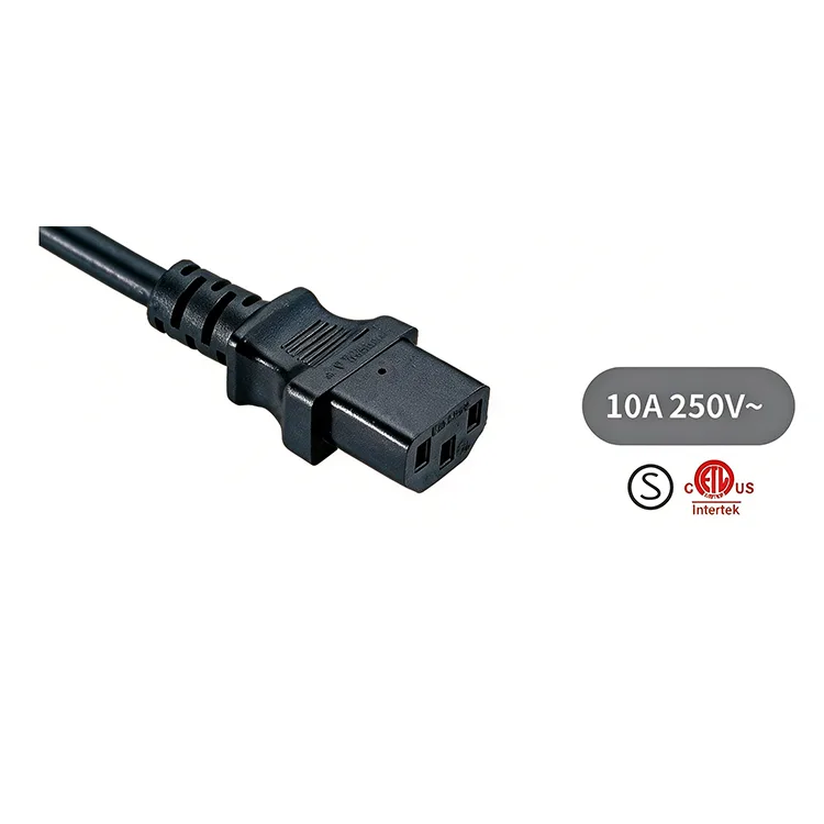 UL Standard Appliance Connector Nätsladdar